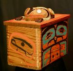 photo of Thunderbird And Frog Bentwood Box Bruce Alfred