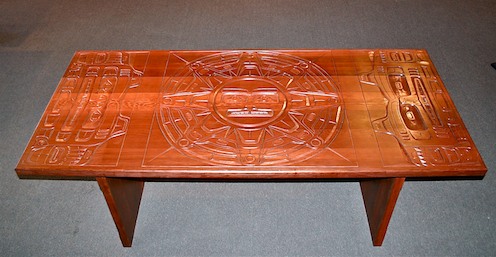 photo of Carved Dinning Table Stan C Hunt