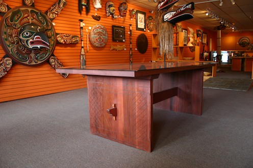 photo of Carved Dinning Table Stan C Hunt