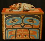 Thunderbird And Frog Bentwood Box Bruce Alfred