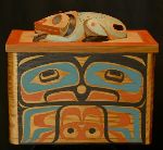 photo of Thunderbird And Frog Bentwood Box Bruce Alfred